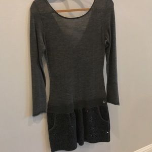 Beautiful charcoal gray dress by IISLI